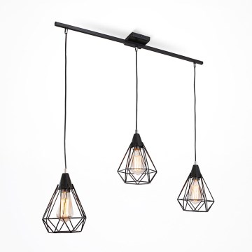 Lámpara colgante DIAMOND 3xE27/60W/230V 83 cm