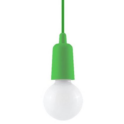 Lámpara colgante DIEGO 1xE27/60W/230V verde