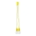 Lámpara colgante DIEGO 3xE27/60W/230V amarillo
