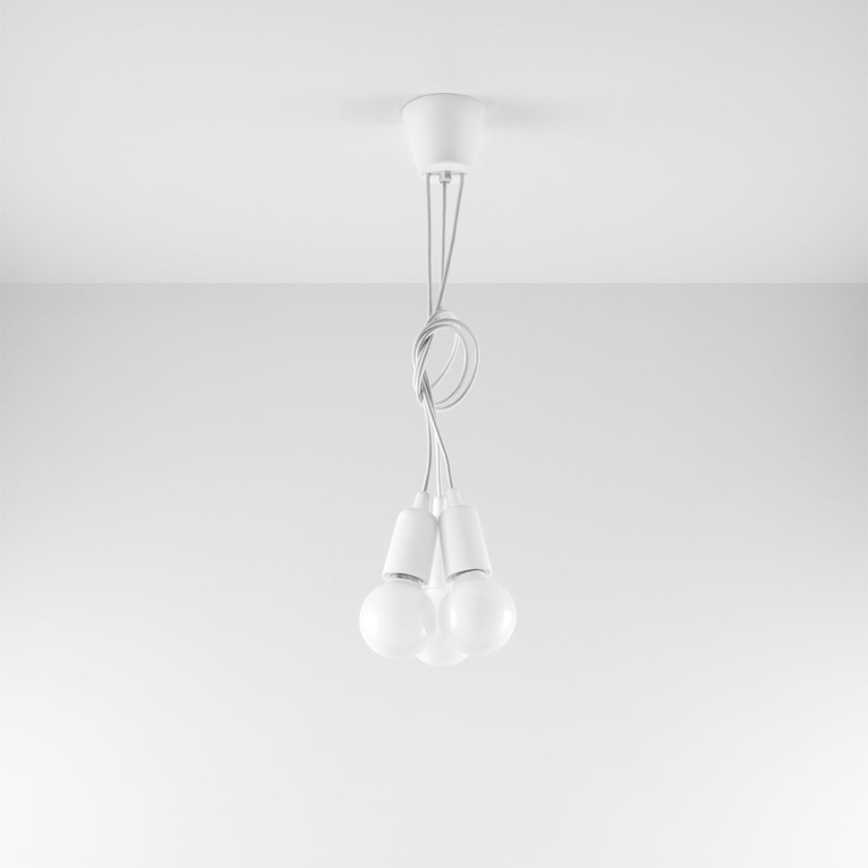 Lámpara colgante DIEGO 3xE27/60W/230V