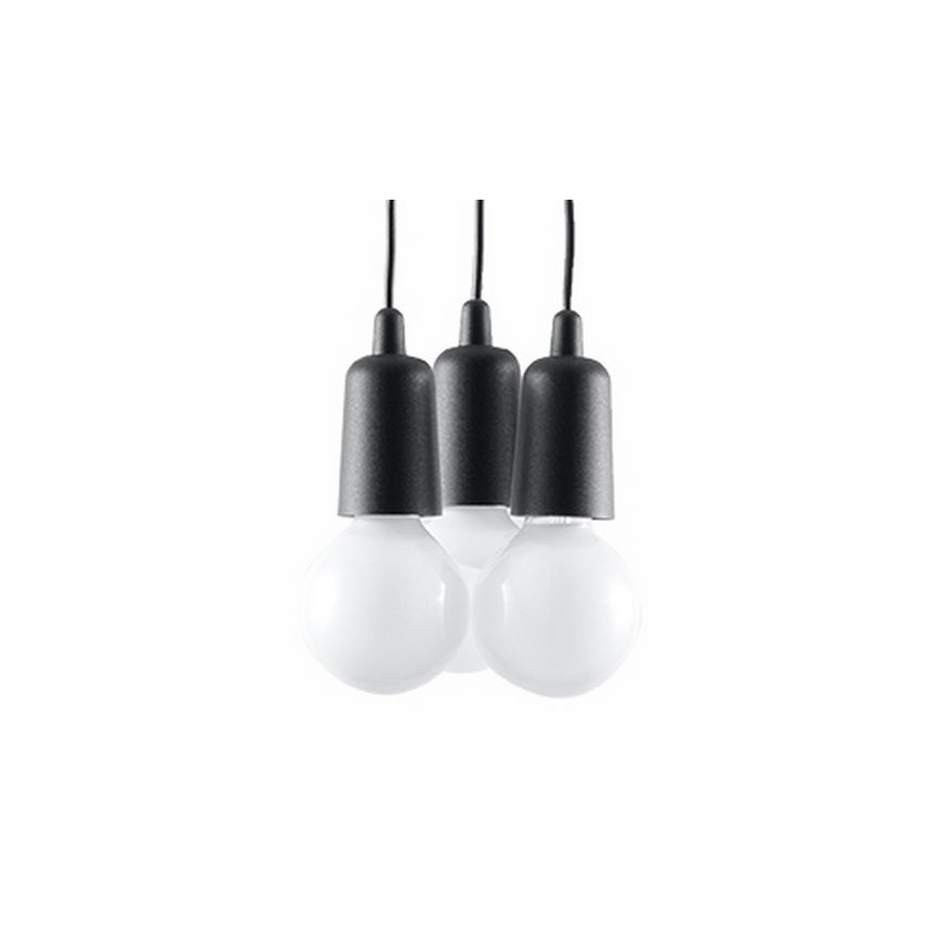 Lámpara colgante DIEGO 3xE27/60W/230V