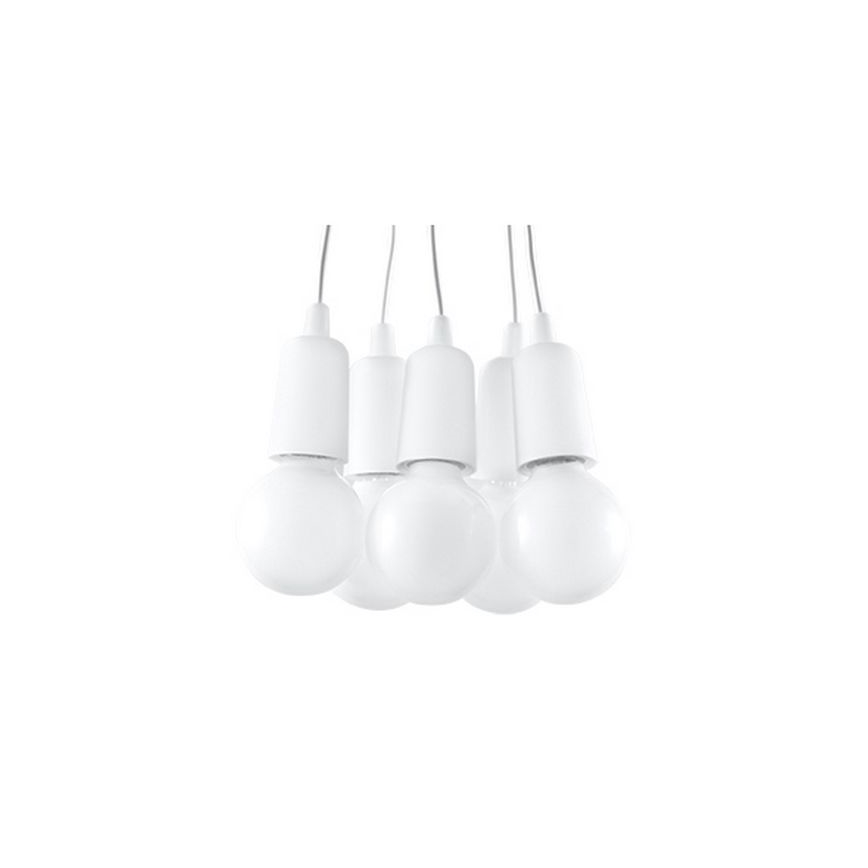 Lámpara colgante DIEGO 5xE27/60W/230V