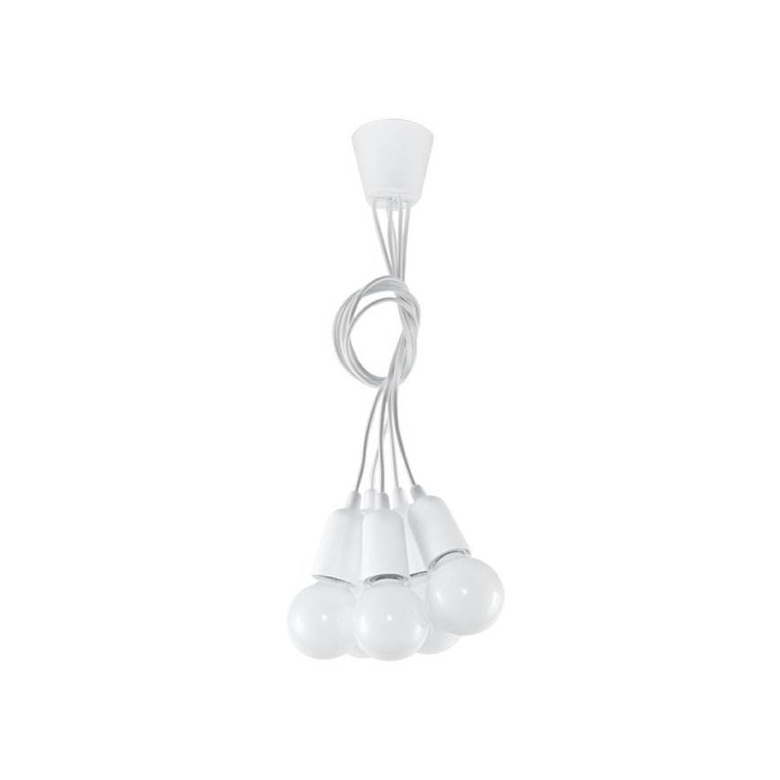 Lámpara colgante DIEGO 5xE27/60W/230V