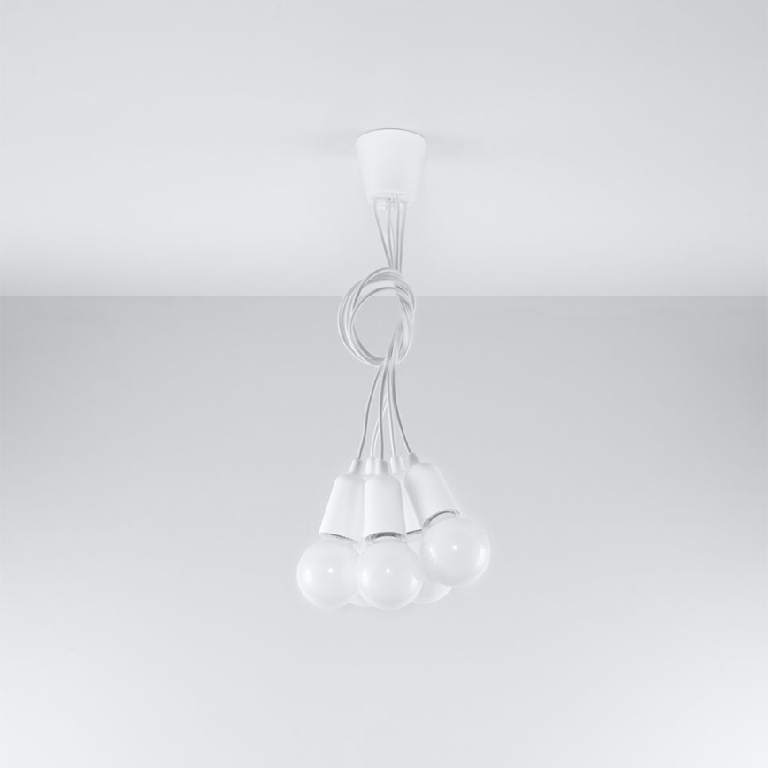 Lámpara colgante DIEGO 5xE27/60W/230V