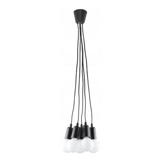 Lámpara colgante DIEGO 5xE27/60W/230V