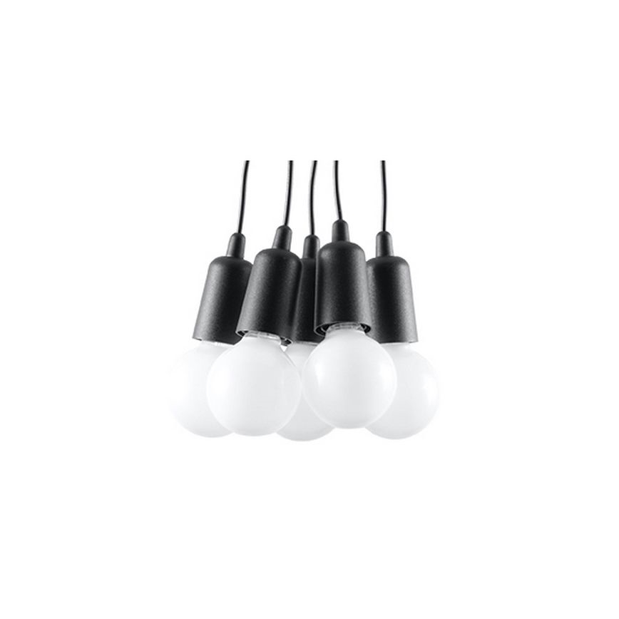 Lámpara colgante DIEGO 5xE27/60W/230V