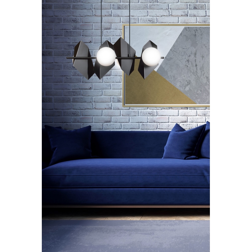 Lámpara colgante DRIFTON 4xE14/10W/230V negro