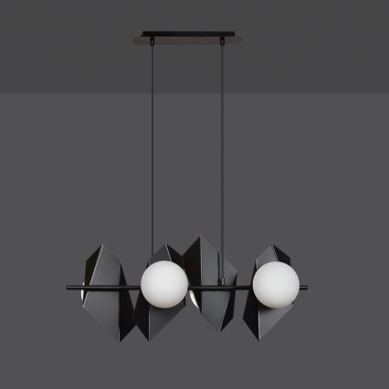 Lámpara colgante DRIFTON 4xE14/10W/230V negro