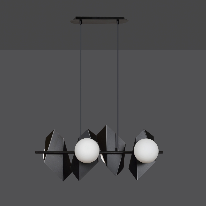 Lámpara colgante DRIFTON 4xE14/10W/230V negro