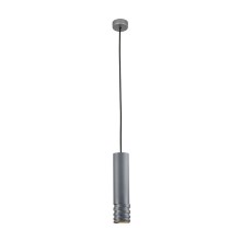 Lámpara colgante DRILL 1xGU10/4W/230V gris