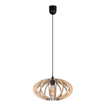 Lámpara colgante EARTH 1xE27/60W/230V negro/beige