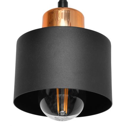 Lámpara colgante EDISON 2xE27/15W/230V