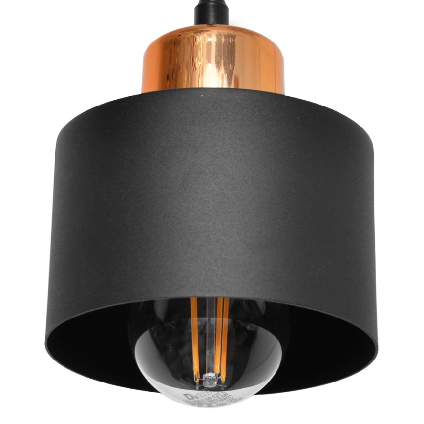 Lámpara colgante EDISON 2xE27/15W/230V