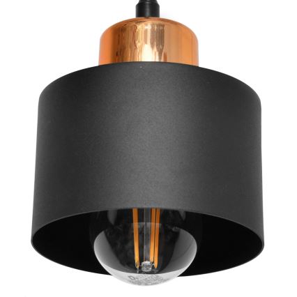 Lámpara colgante EDISON 3xE27/15W/230V