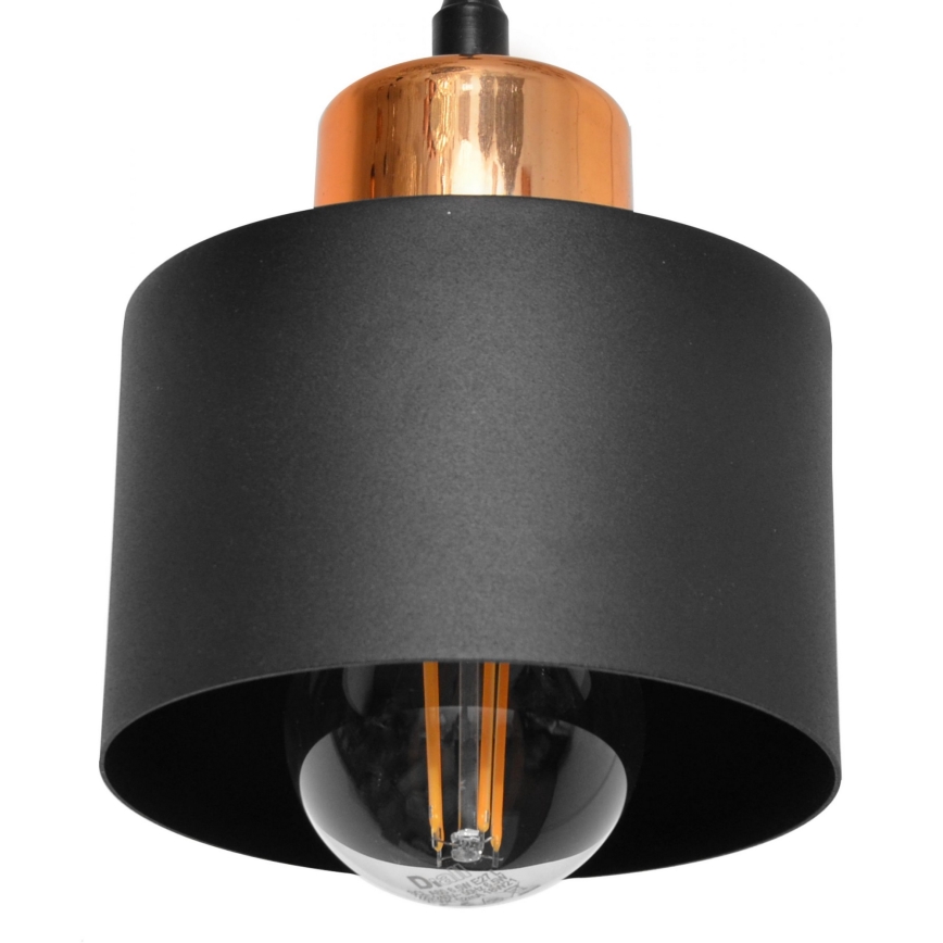 Lámpara colgante EDISON 3xE27/15W/230V
