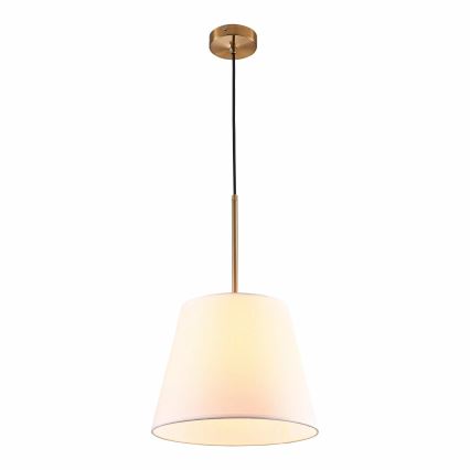 Lámpara colgante ELENA 1xE27/20W/230V blanco