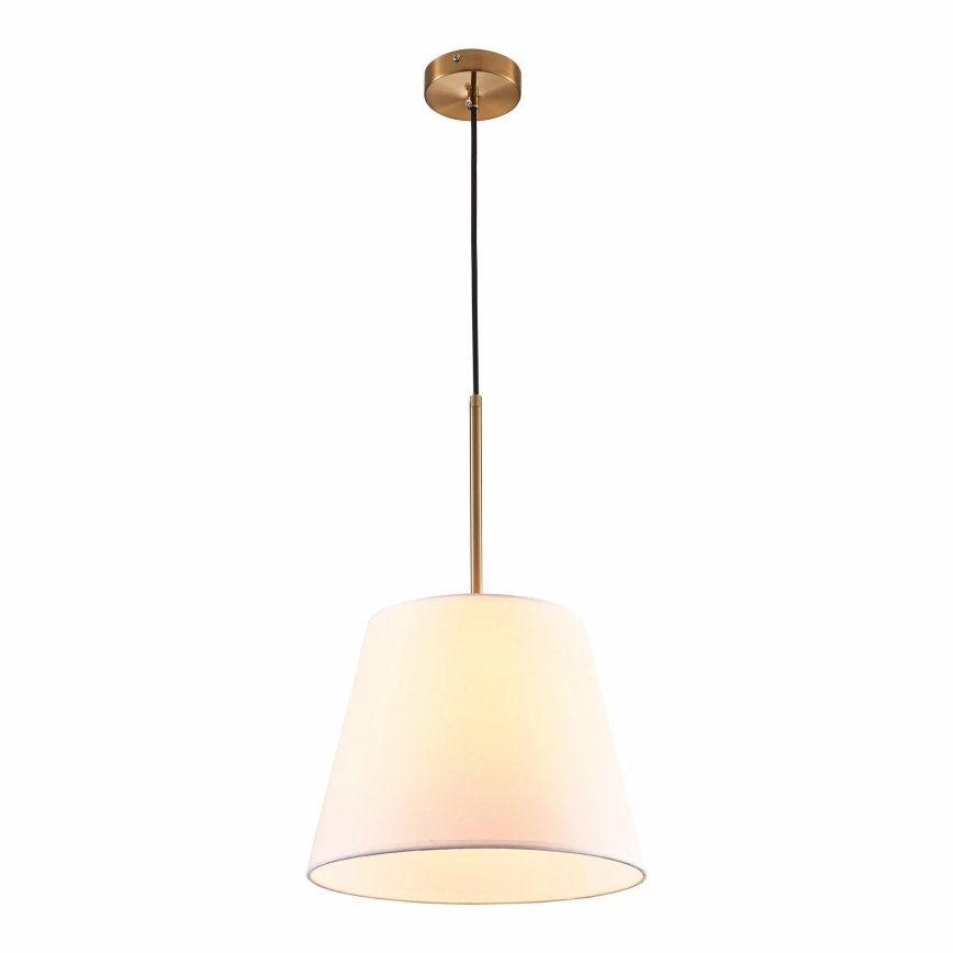 Lámpara colgante ELENA 1xE27/20W/230V blanco