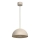 Lámpara colgante ELGUND 1xE27/15W/230V diá. 35 cm beige