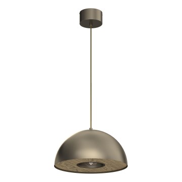 Lámpara colgante ELGUND 1xE27/15W/230V diá. 35 cm latón