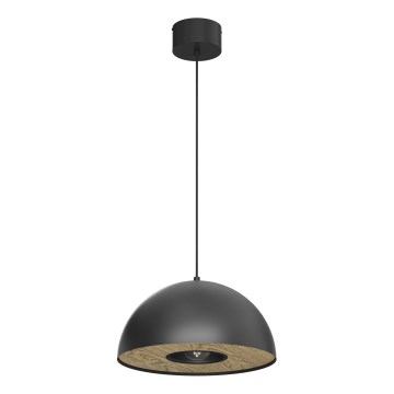 Lámpara colgante ELGUND 1xE27/15W/230V diá. 35 cm negro