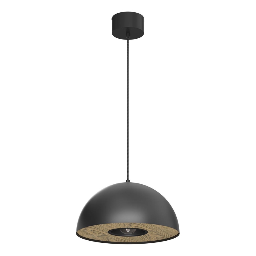 Lámpara colgante ELGUND 1xE27/15W/230V diá. 35 cm negro