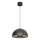 Lámpara colgante ELGUND 1xE27/15W/230V diá. 35 cm negro