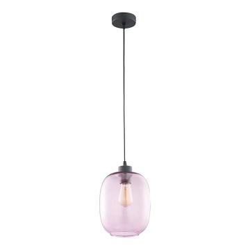 Lámpara colgante ELIO 1xE27/60W/230V rosa