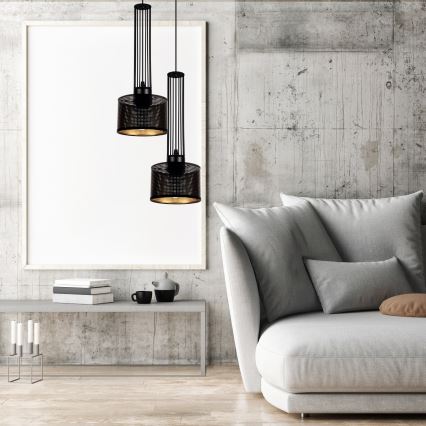 Lámpara colgante ELIS 2xE27/60W/230V diá. 30 cm