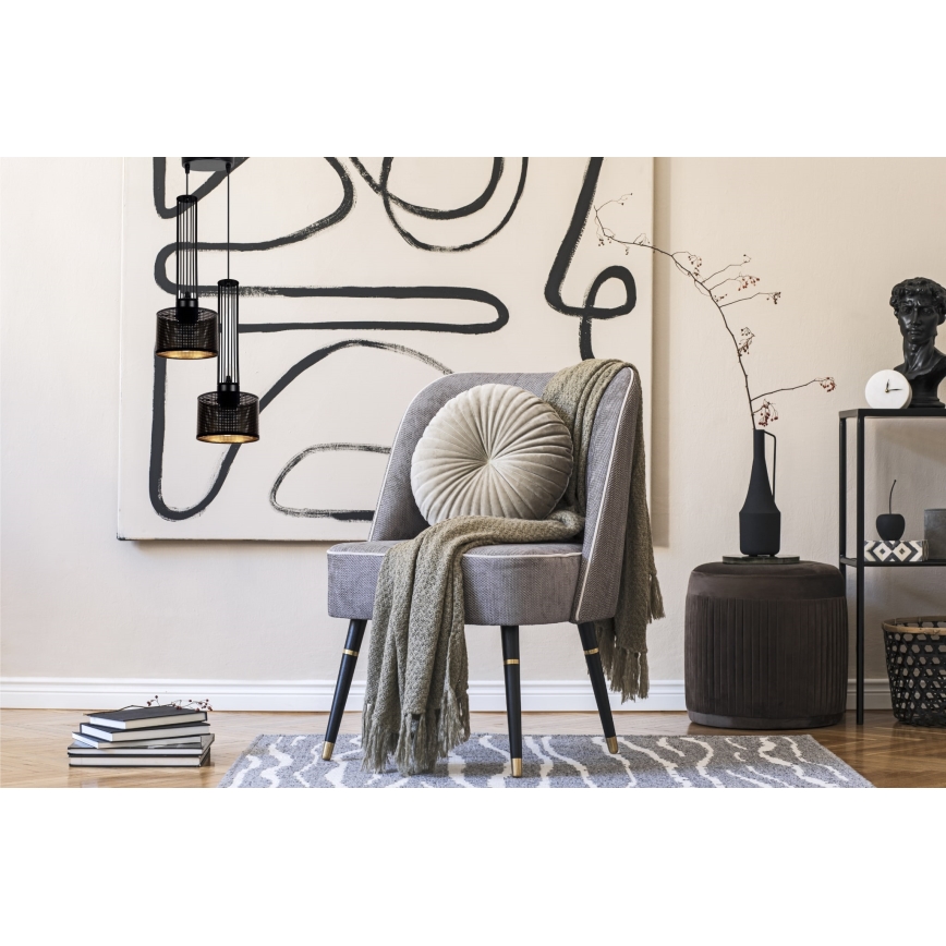 Lámpara colgante ELIS 2xE27/60W/230V diá. 30 cm