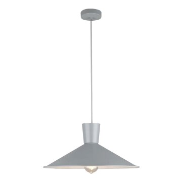 Lámpara colgante ELISTA 1xE27/60W/230V gris