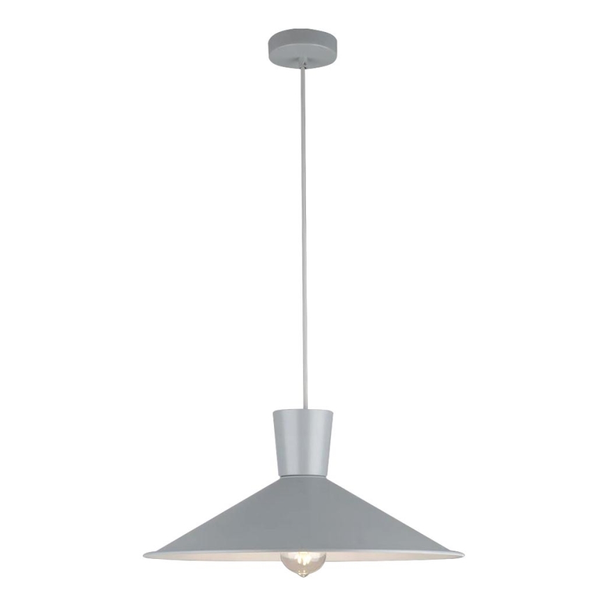 Lámpara colgante ELISTA 1xE27/60W/230V gris