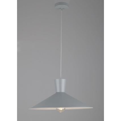 Lámpara colgante ELISTA 1xE27/60W/230V gris