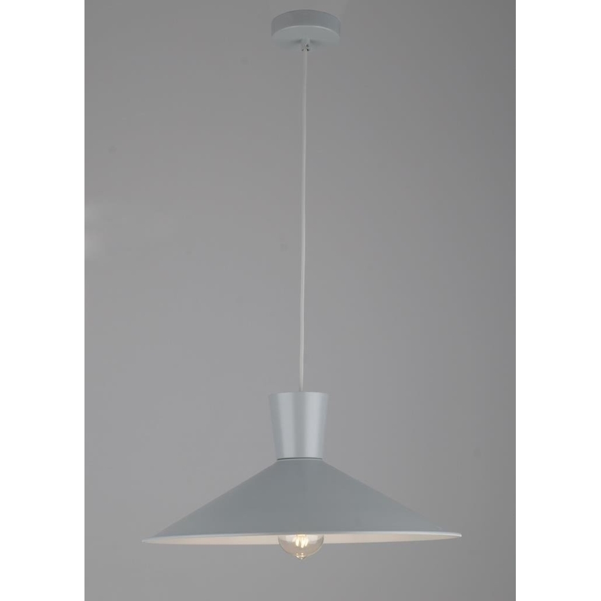 Lámpara colgante ELISTA 1xE27/60W/230V gris