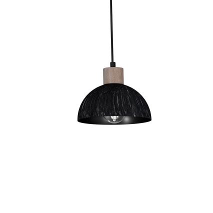 Lámpara colgante ERIK 2xE27/60W/230V marrón/negro