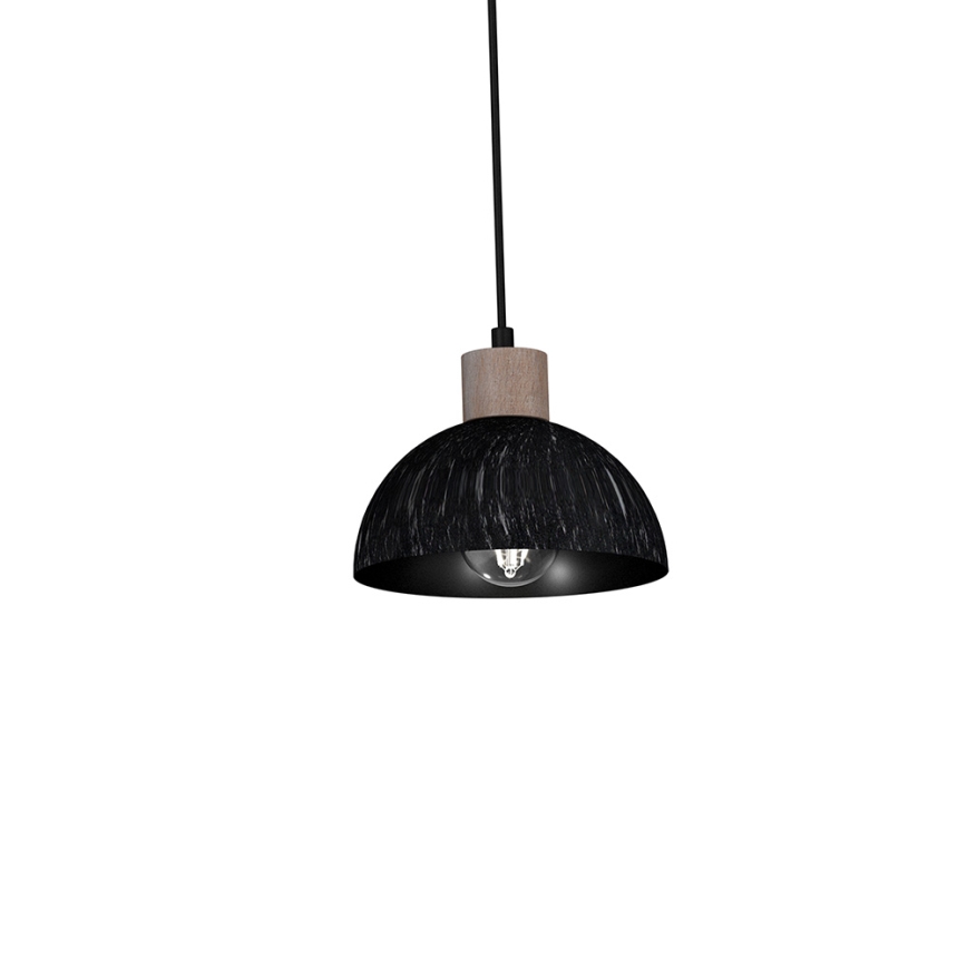 Lámpara colgante ERIK 3xE27/60W/230V marrón/negro