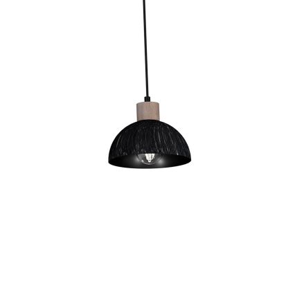 Lámpara colgante ERIK 5xE27/60W/230V marrón/negro