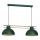 Lámpara colgante ESTATE 2xE27/15W/230V verde