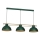 Lámpara colgante ESTATE 3xE27/15W/230V verde