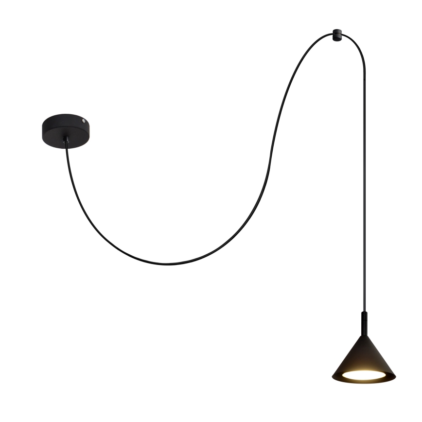 Lámpara colgante ETNA 1xGX53/15W/230V negro