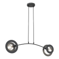 Lámpara colgante EUFORIA 2xE27/15W/230V negro