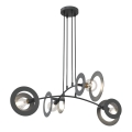 Lámpara colgante EUFORIA 4xE27/15W/230V negro