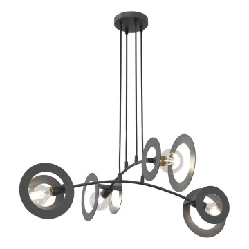 Lámpara colgante EUFORIA 4xE27/15W/230V negro