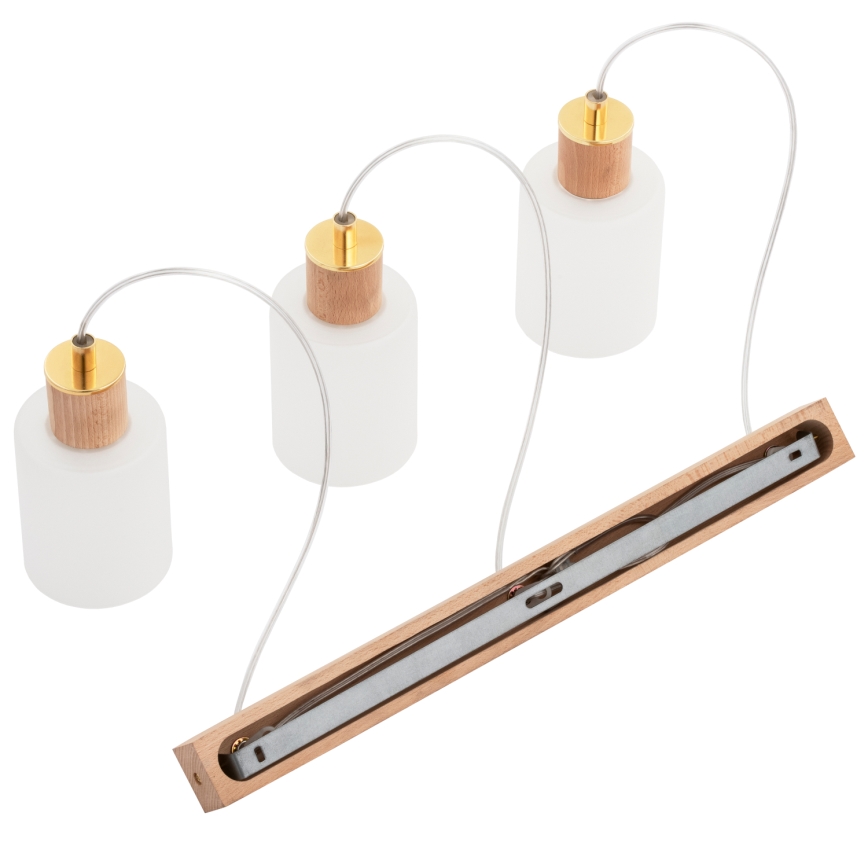 Lámpara colgante EVIC 3xE27/60W/230V