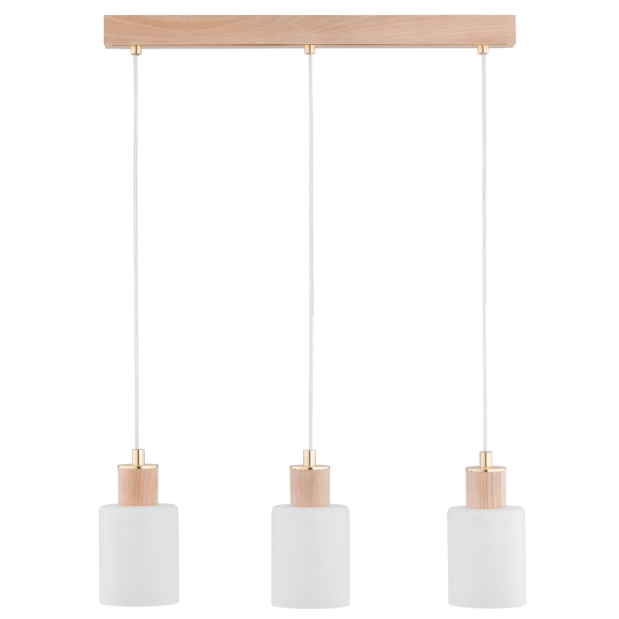 Lámpara colgante EVIC 3xE27/60W/230V
