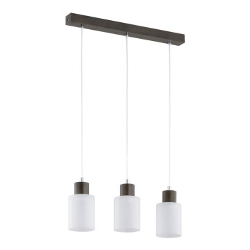 Lámpara colgante EVIC RETRO 3xE27/60W/230V