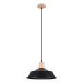 Lámpara colgante FANO 1xE27/15W/230V diá. 34 cm negro