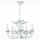 Lámpara colgante FARFALA 5xE14/40W/230V pátina