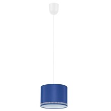 Lámpara colgante FIELD 1xE27/60W/230V dia. 20 cm azul