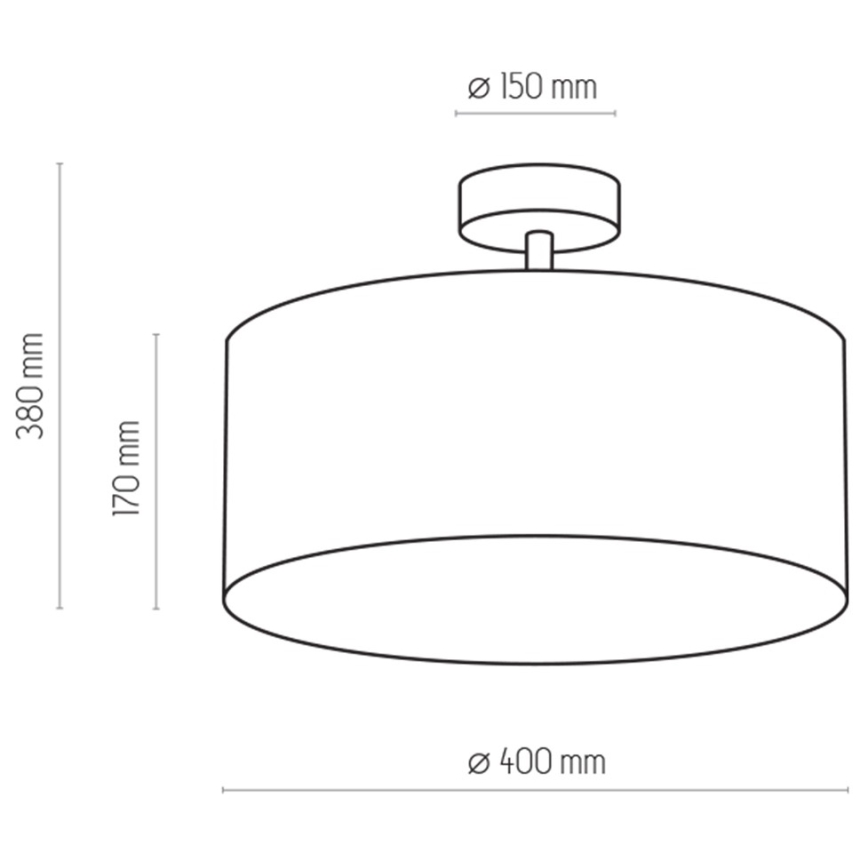 Lámpara colgante FILIPPO 4xE27/60W/230V