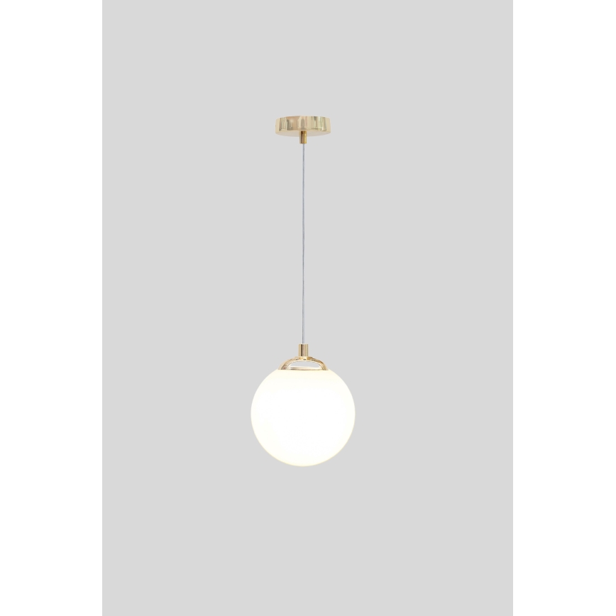 Lámpara colgante FIRA 1xE27/60W/230V dorado